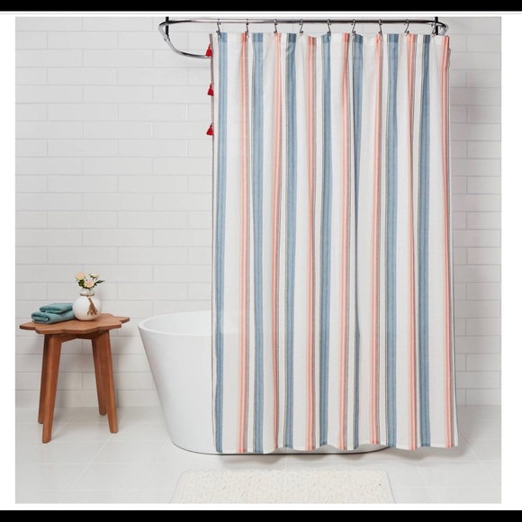 Opalhouse Bath Nwot Opalhouse Striped Shower Curtain Poshmark